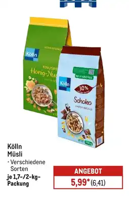 METRO Kölln müsli Angebot