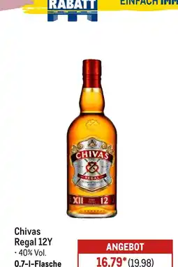 METRO Chivas regal 12y whiskey Angebot