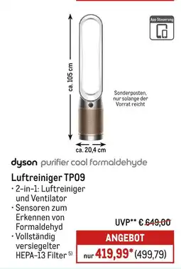METRO Dyson luftreiniger tp09 Angebot