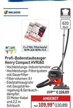 METRO Profi-bodenstaubsauger henry compact hvr160 Angebot