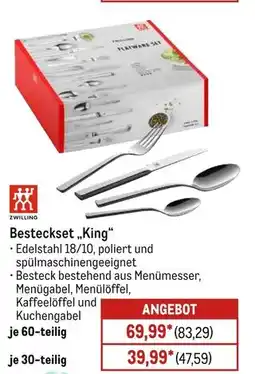 METRO Zwilling besteckset „king“ Angebot