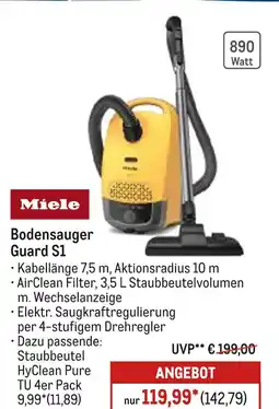METRO Miele bodensauger guard s1 Angebot