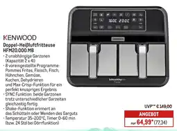 METRO Kenwood doppel-heißluftfritteuse hfm20.000.mb Angebot