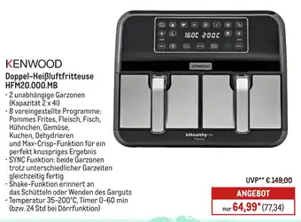 METRO Kenwood doppel-heißluftfritteuse hfm20.000.mb Angebot