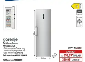METRO Gorenje gefrierschrank fn619daxl6 Angebot