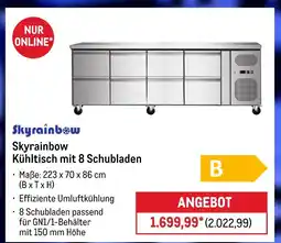 METRO Skyrainbow kühltisch mit 8 schubladen Angebot