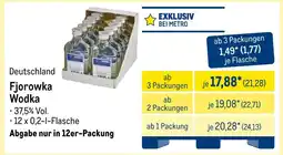 METRO Fjorowka wodka Angebot