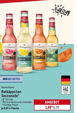 METRO Rotkäppchen secconade Angebot