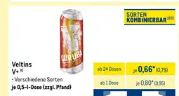 METRO Veltins v+ veltins Angebot