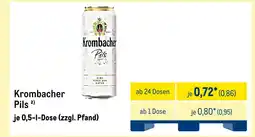 METRO Krombacher pils Angebot