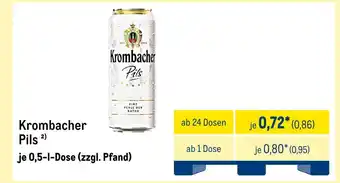 METRO Krombacher pils Angebot