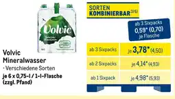 METRO Volvic mineralwasser Angebot