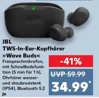 Kaufland JBL TWS-In-Ear-Kopfhörer Wave Buds Angebot