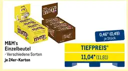 METRO M&m‘s einzelbeutel Angebot