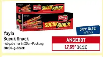 METRO Yayla sucuk snack Angebot