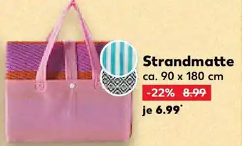 Kaufland COUNTRYSIDE Strandmatte Angebot