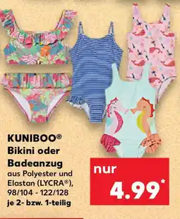 Kaufland KUNIBOO Bikini oder Badeanzug Angebot