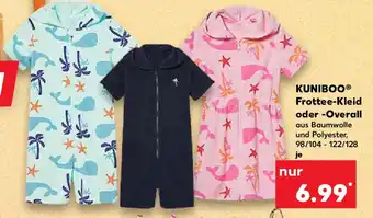 Kaufland KUNIBOO Frottee-Kleid oder -Overall Angebot