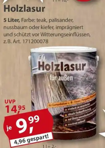 Sonderpreis Baumarkt Holzlasur Angebot