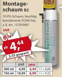 Sonderpreis Baumarkt Montage- schaum B2 Angebot