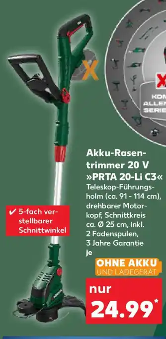 Kaufland Akku-Rasen- trimmer 20 V PRTA 20-Li C3 Angebot