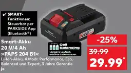Kaufland PARKSIDE Smart-Akku 20 V/4 Ah PAPS 204 B1 Angebot