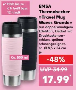 Kaufland EMSA Thermobecher Travel Mug Waves Grande Angebot