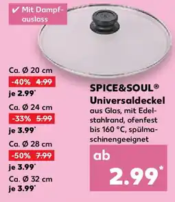 Kaufland SPICE&SOUL Universaldeckel Angebot