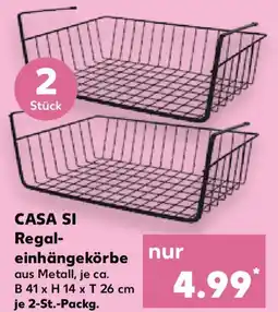 Kaufland CASA SI Regal- einhängekörbe Angebot