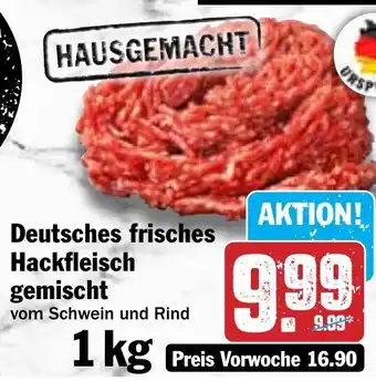 Hit Deutsches frisches Hackfleisch gemischt Angebot