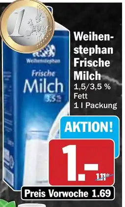 Hit Weihen- stephan Frische Milch Angebot