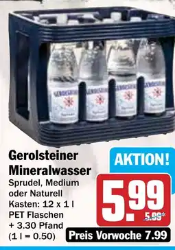 Hit Gerolsteiner Mineralwasser Angebot