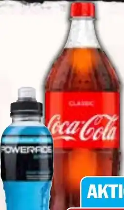 Hit Coca-Cola oder Powerade Angebot
