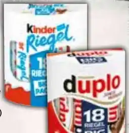 Hit Duplo, Kinder Riegel Big Pack oder Schoko Bons Angebot