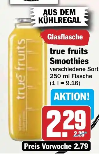 Hit true fruits Smoothies Angebot