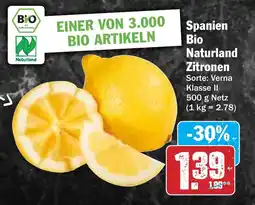 Hit Spanien Bio Naturland Zitronen Angebot