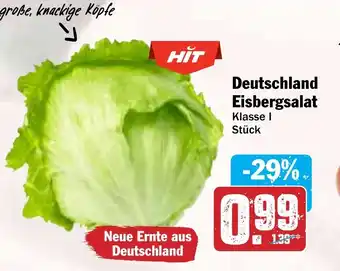 Hit Deutschland Eisbergsalat Angebot