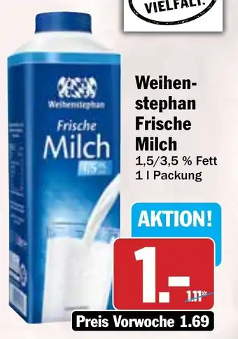 Hit Weihen- stephan Frische Milch Milch Angebot