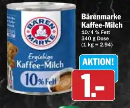 Hit Bärenmarke Kaffee-Milch Angebot