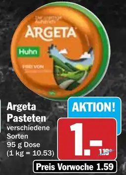 Hit Argeta Pasteten Angebot