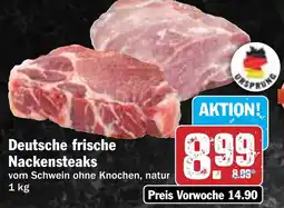 Hit Deutsche frische Nackensteaks Angebot