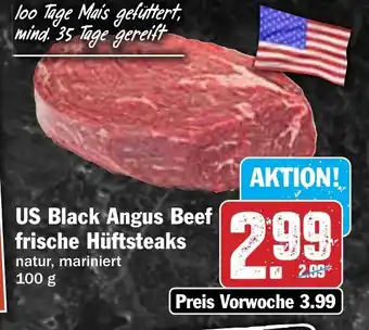Hit US Black Angus Beef OHO frische Hüftsteaks Angebot