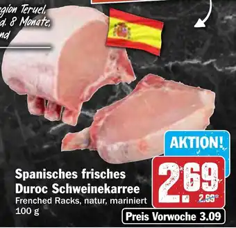 Hit Spanisches frisches Duroc Schweinekarree Angebot