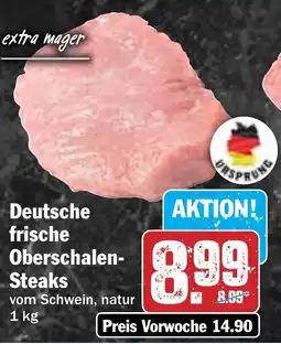 Hit Deutsche frische Oberschalen- Steaks Angebot