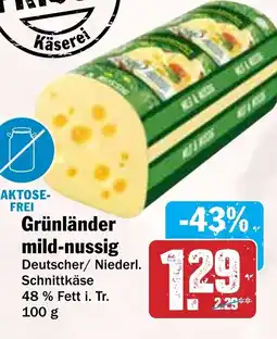 Hit Grünländer mild-nussig Angebot