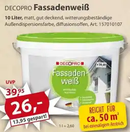 Sonderpreis Baumarkt DECOPRO Fassadenweiß Angebot