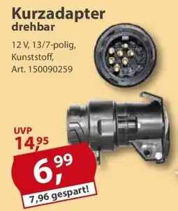 Sonderpreis Baumarkt Kurzadapter drehbar Angebot