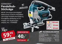 Sonderpreis Baumarkt GERMANIA Pendelhub- Stichsäge Angebot
