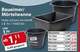 Sonderpreis Baumarkt Baueimer/ Mörtelwanne Angebot