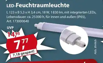Sonderpreis Baumarkt LED-Feuchtraumleuchte Angebot